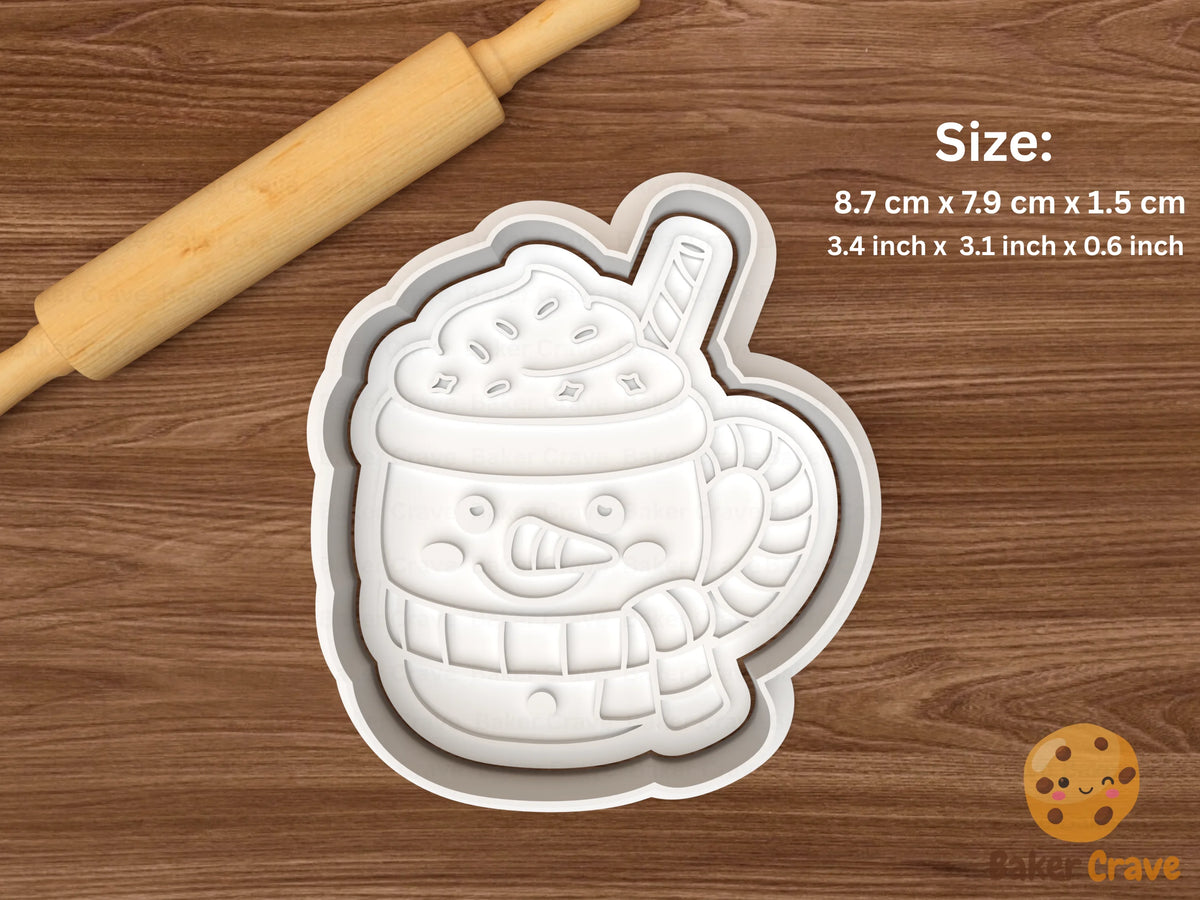 Christmas Mug Cookie Cutter Set STL File - mug2