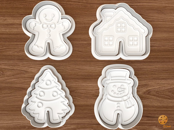 Christmas Mug Huggers Cookie Cutter Set