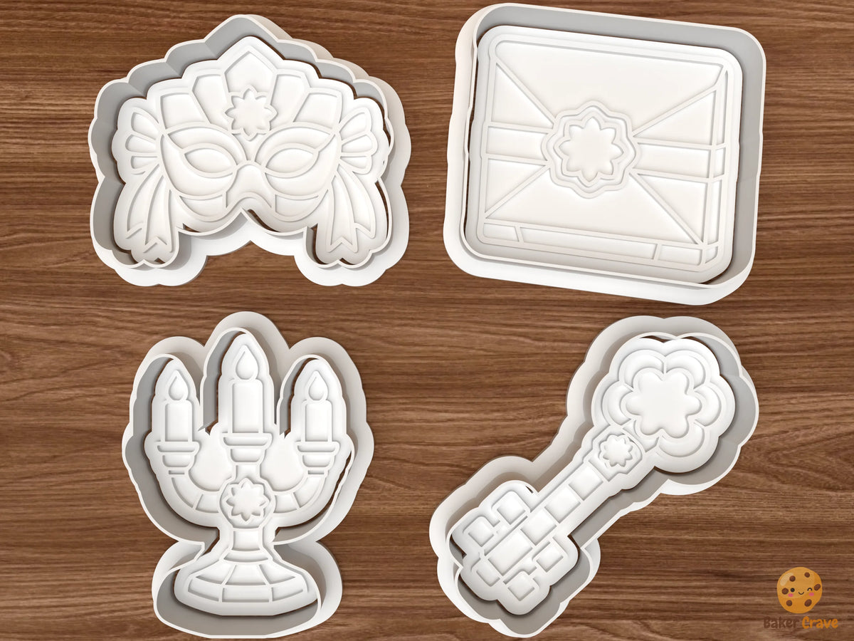 Christmas Murder Mystery Party Cookie Cutter Set STL File - 01 set main