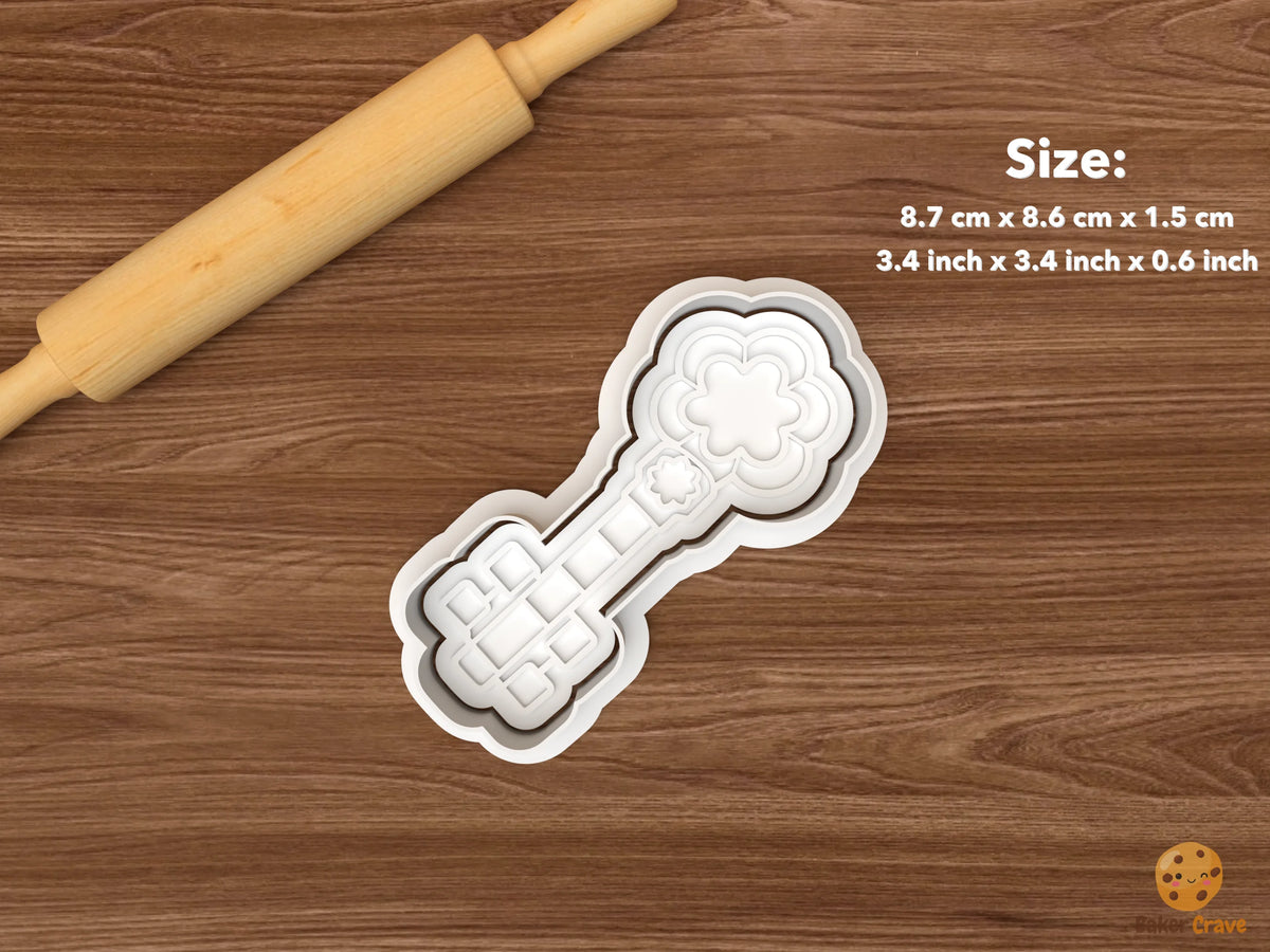 Christmas Murder Mystery Party Cookie Cutter Set STL File - single magnifying glass