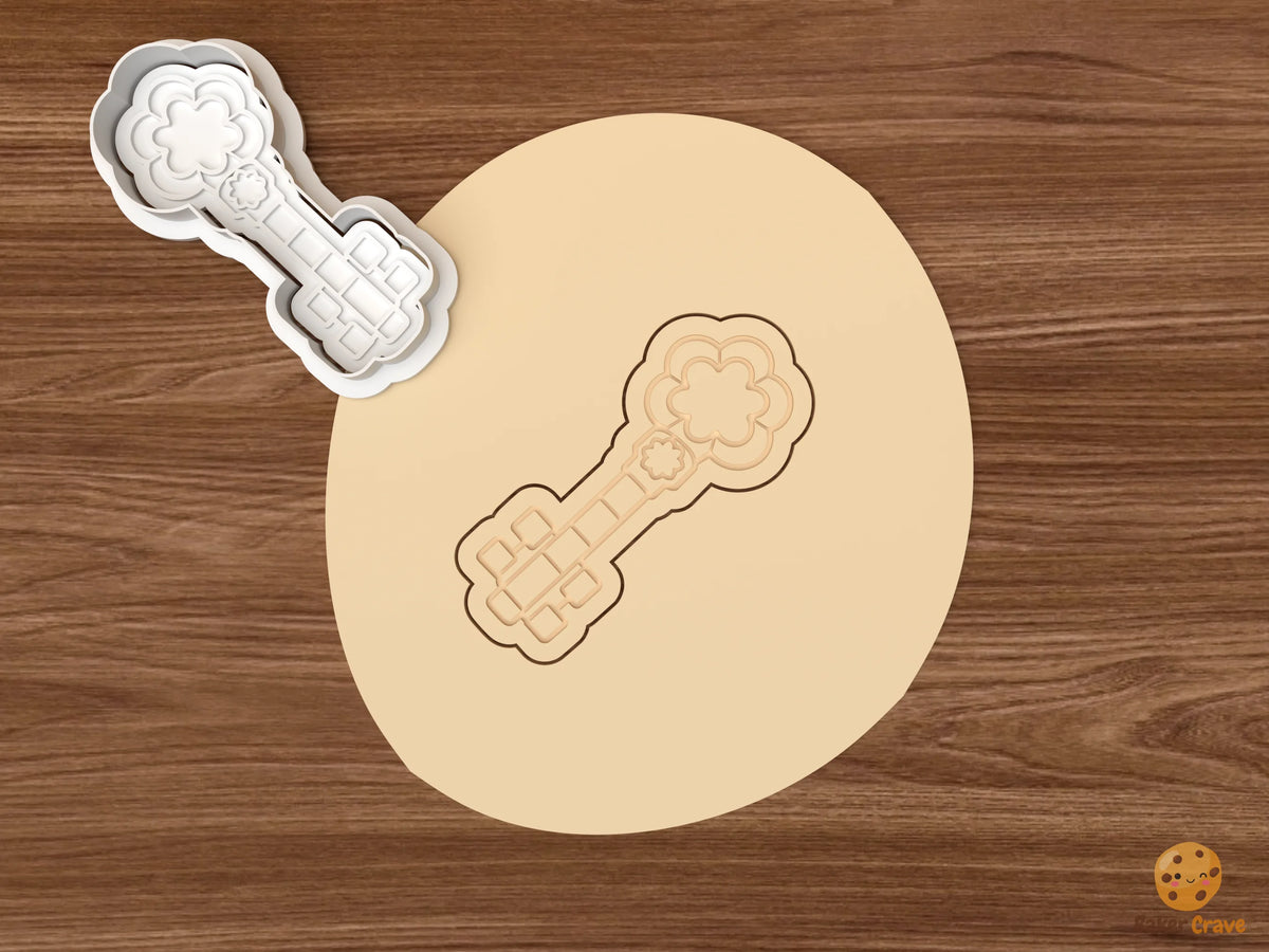 Christmas Murder Mystery Party Cookie Cutter Set - dough magnifying glass