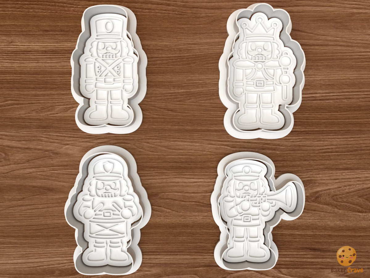 Christmas Nutcrackers Cookie Cutter Set