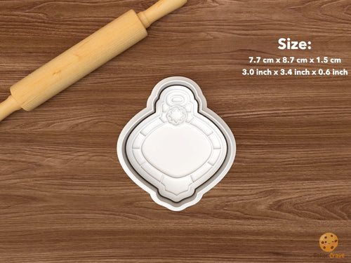 Christmas Ornament Exchange Cookie Cutter Set STL File - single classic christmas ornament
