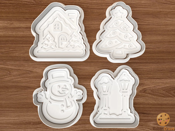 Christmas Town Cookie Cutter Set