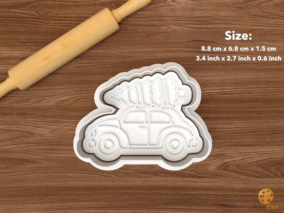 Christmas Tree Haulers Cookie Cutter Set STL File