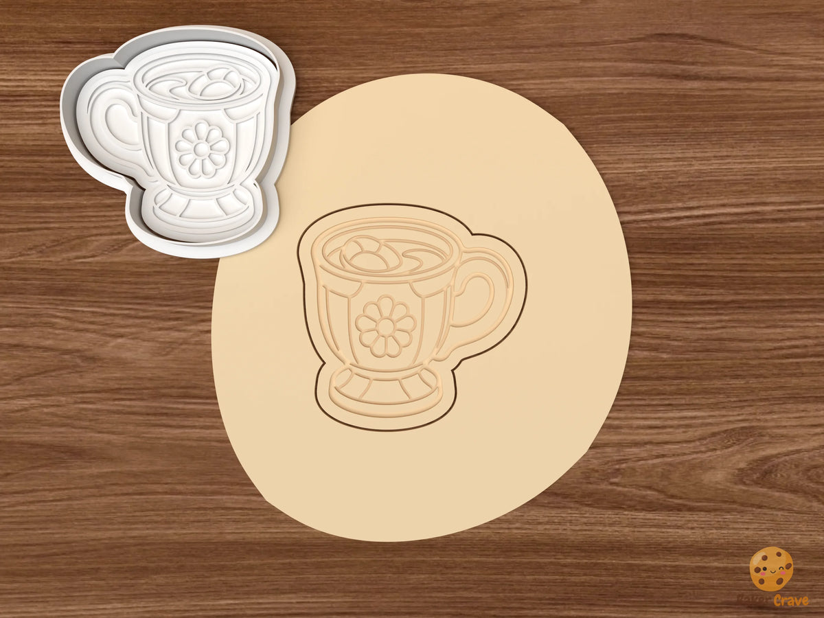 Christmas Wassail Cookie Cutter Set STL File - dough wassail mug