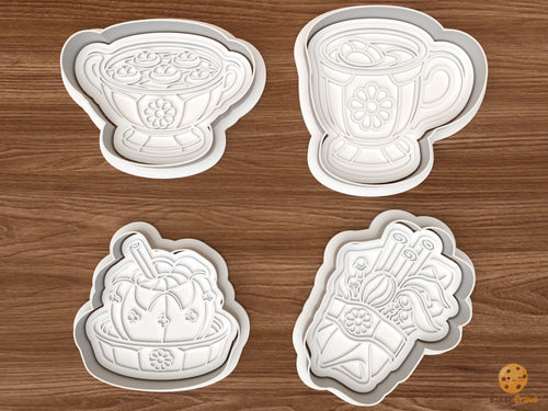 Christmas Wassail Cookie Cutter Set STL File - 01 set main