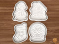 Christmas Winter Cookie Cutter Set STL File - xmasw1fix
