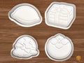 Chuseok Harvest Cookie Cutter Set STL File