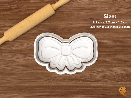 Classic Christmas Bows Cookie Cutter Set STL File