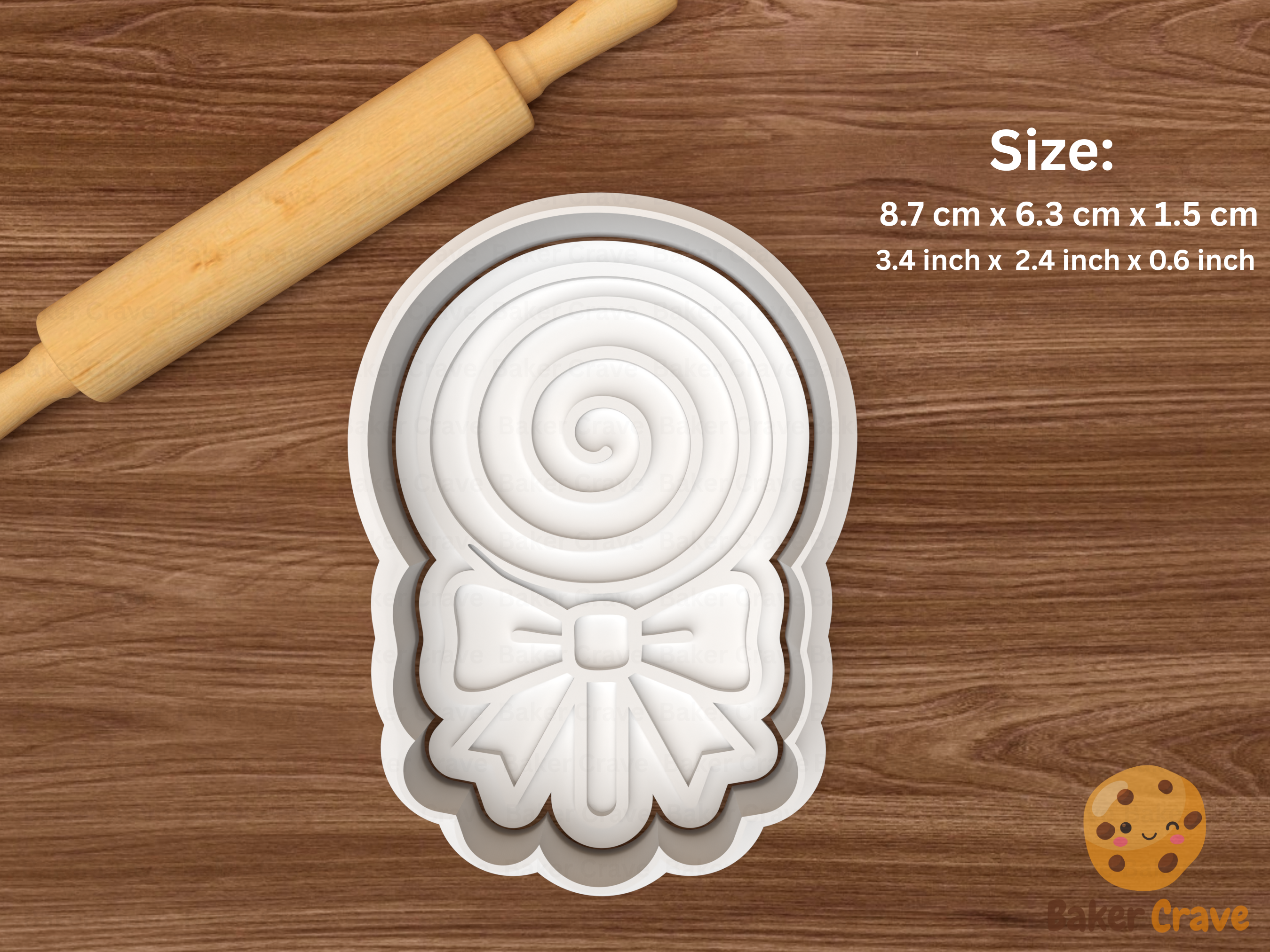 Christmas Candy Shop Cookie Cutter Set STL File - cndy3