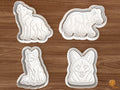 Coyote Cookie Cutter Set STL File - 01 set main