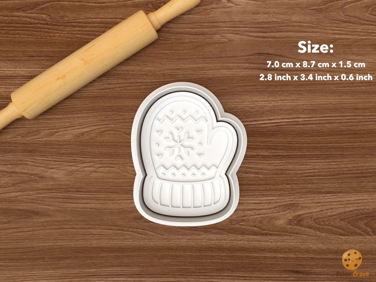 Cozy Winter Cookie Cutter Set - single winter mitten