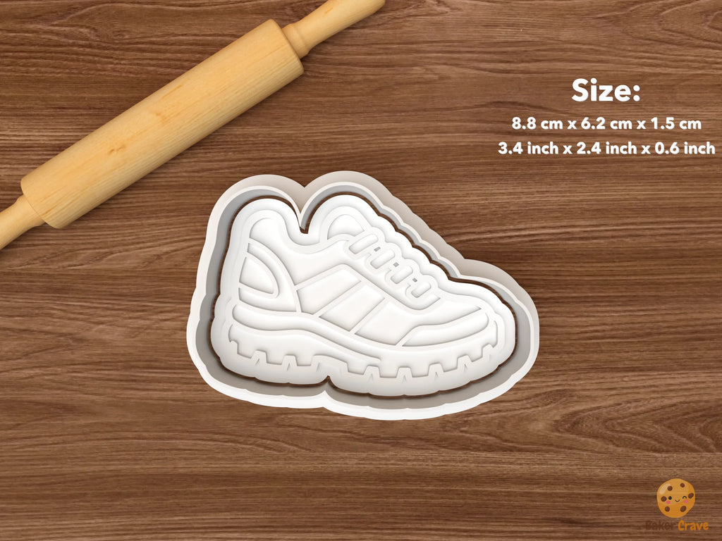 Cross Country Team Cookie Cutter Set STL File - single trail running shoe