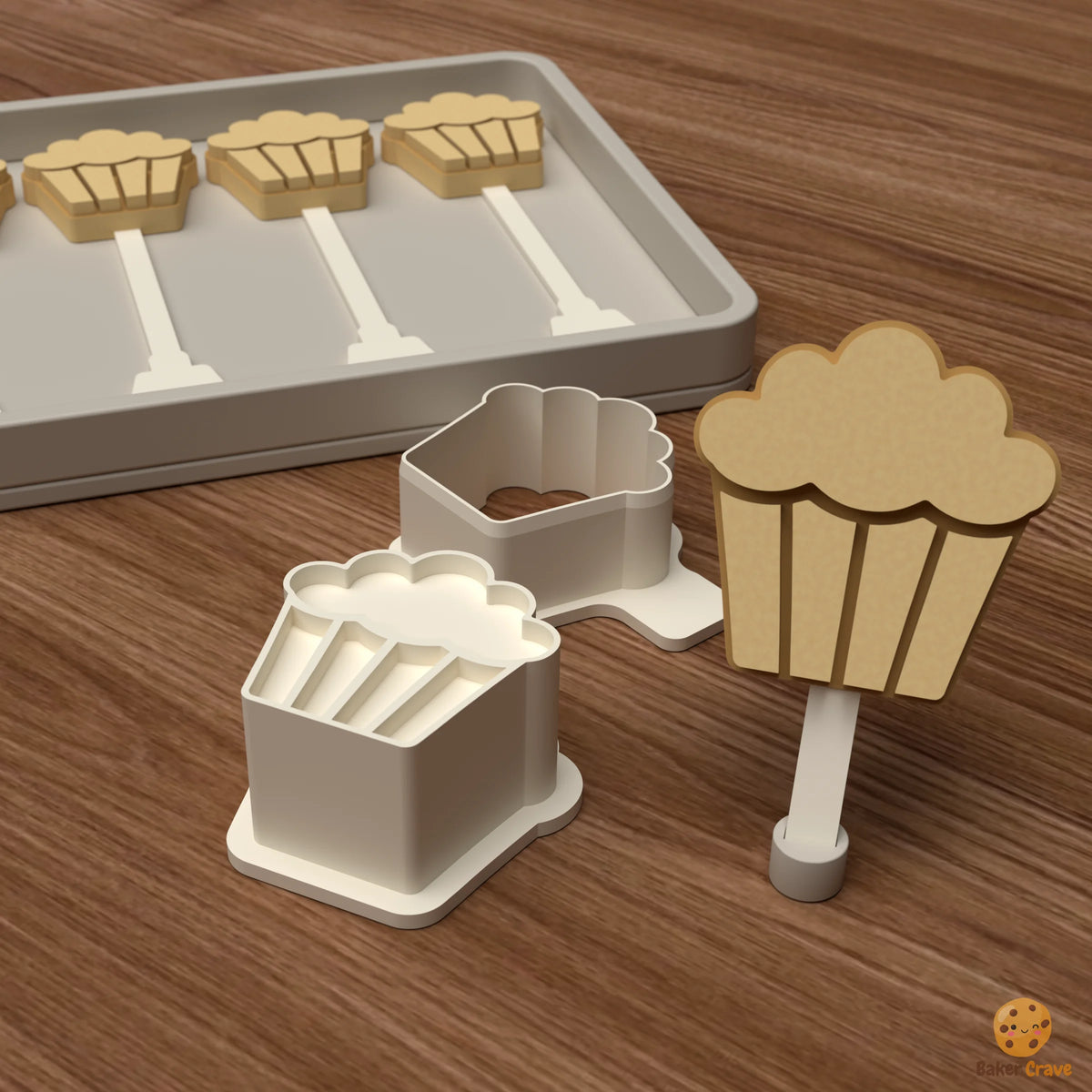 Cupcake Cake Pop Mold STL File
