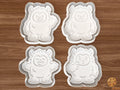 Cute Chunky Yeti Cookie Cutter Set STL File - yeti1fix
