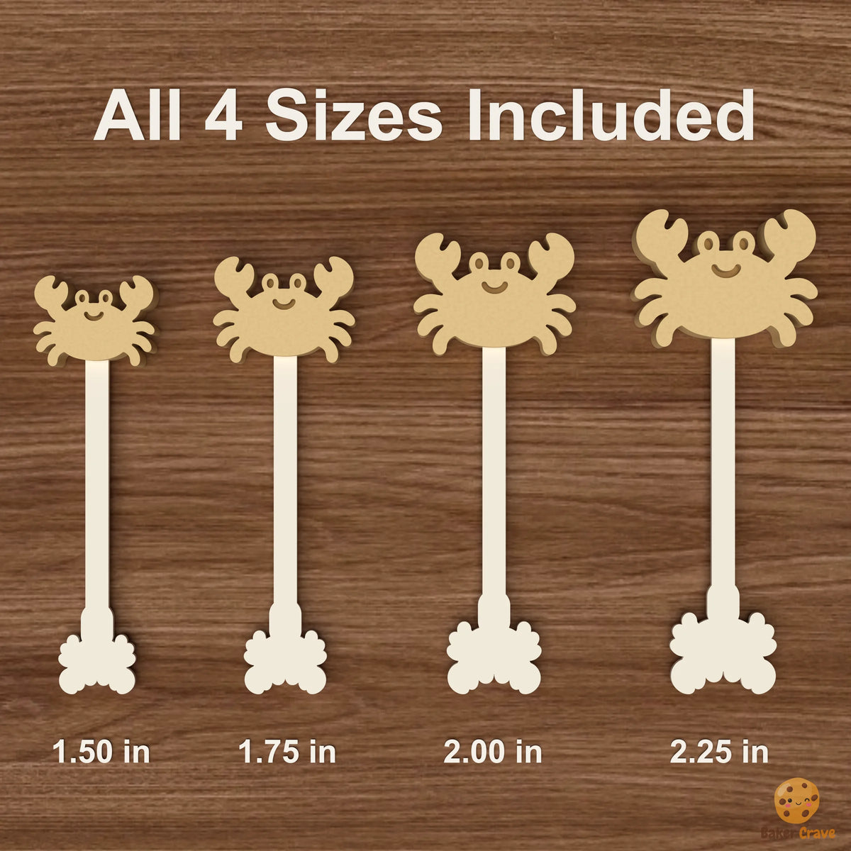 Cute Crab Cake Pop Mold STL File