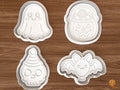 Cute Halloween Party Cookie Cutter Set STL File - 01 set main