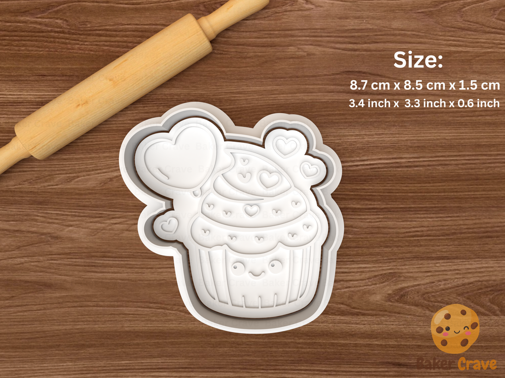 Cute Valentine Characters Cookie Cutter Set STL File - cutevalentine2