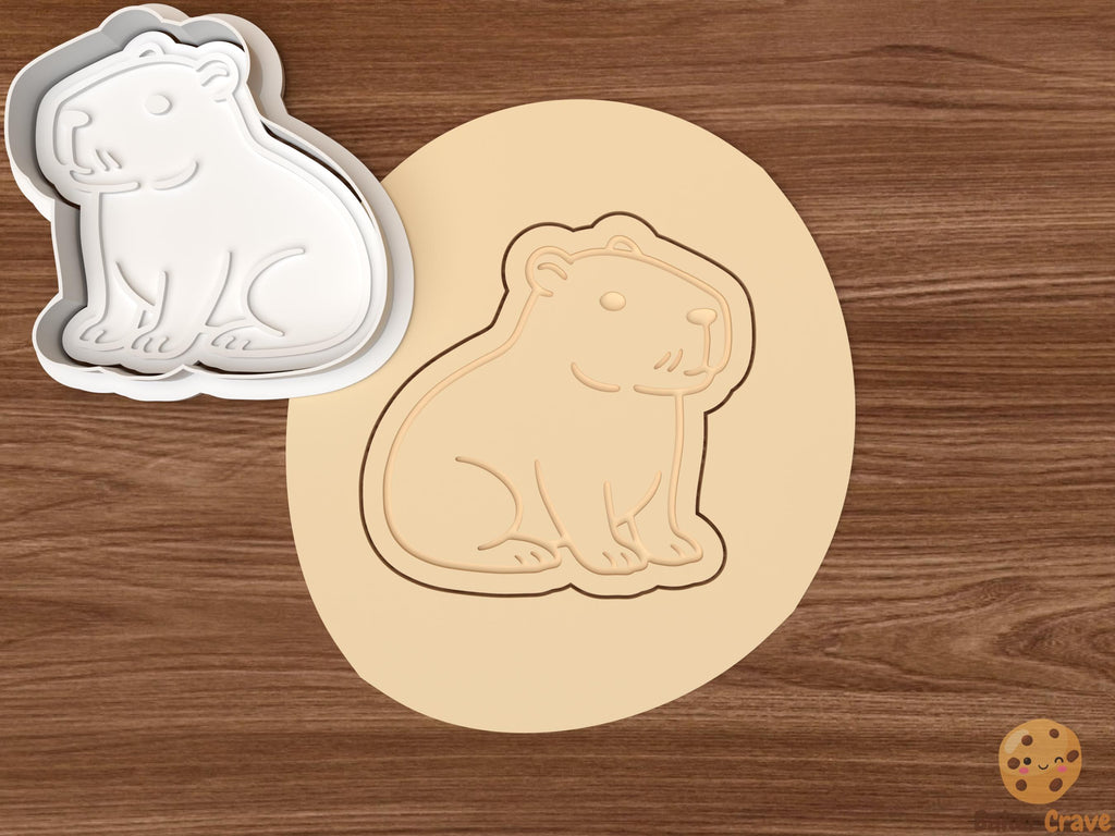 Capybara Cookie Cutter Set STL File