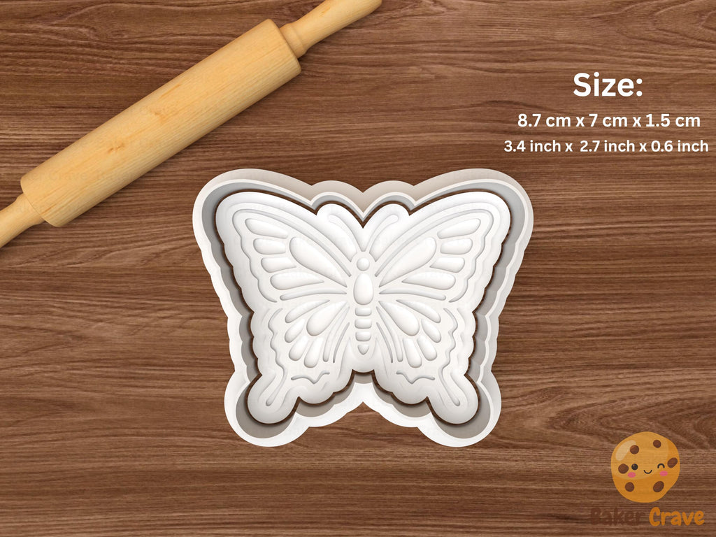 Butterfly Cookie Cutter Set STL File