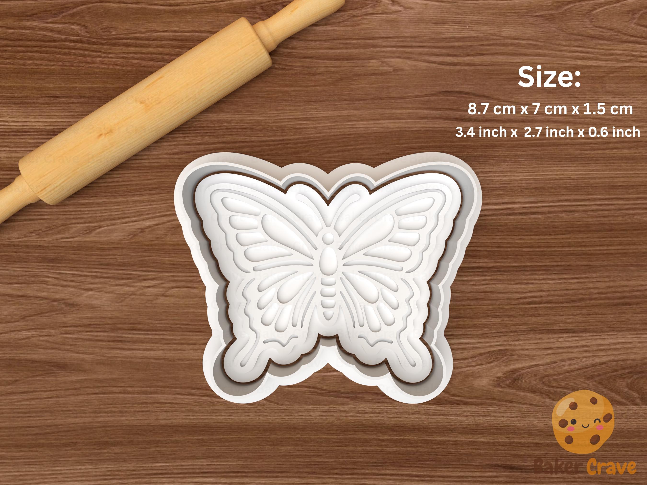 Butterfly Cookie Cutter Set STL File