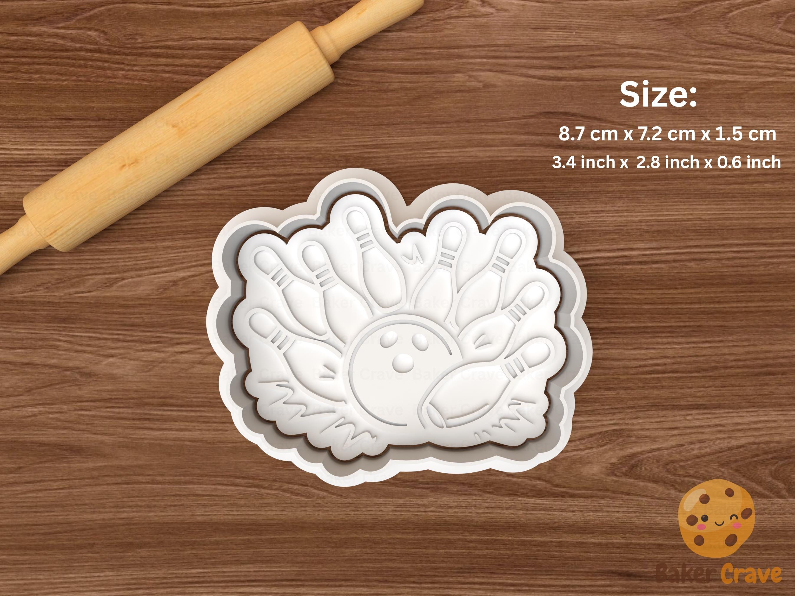 Bowling Cookie Cutter Set STL File