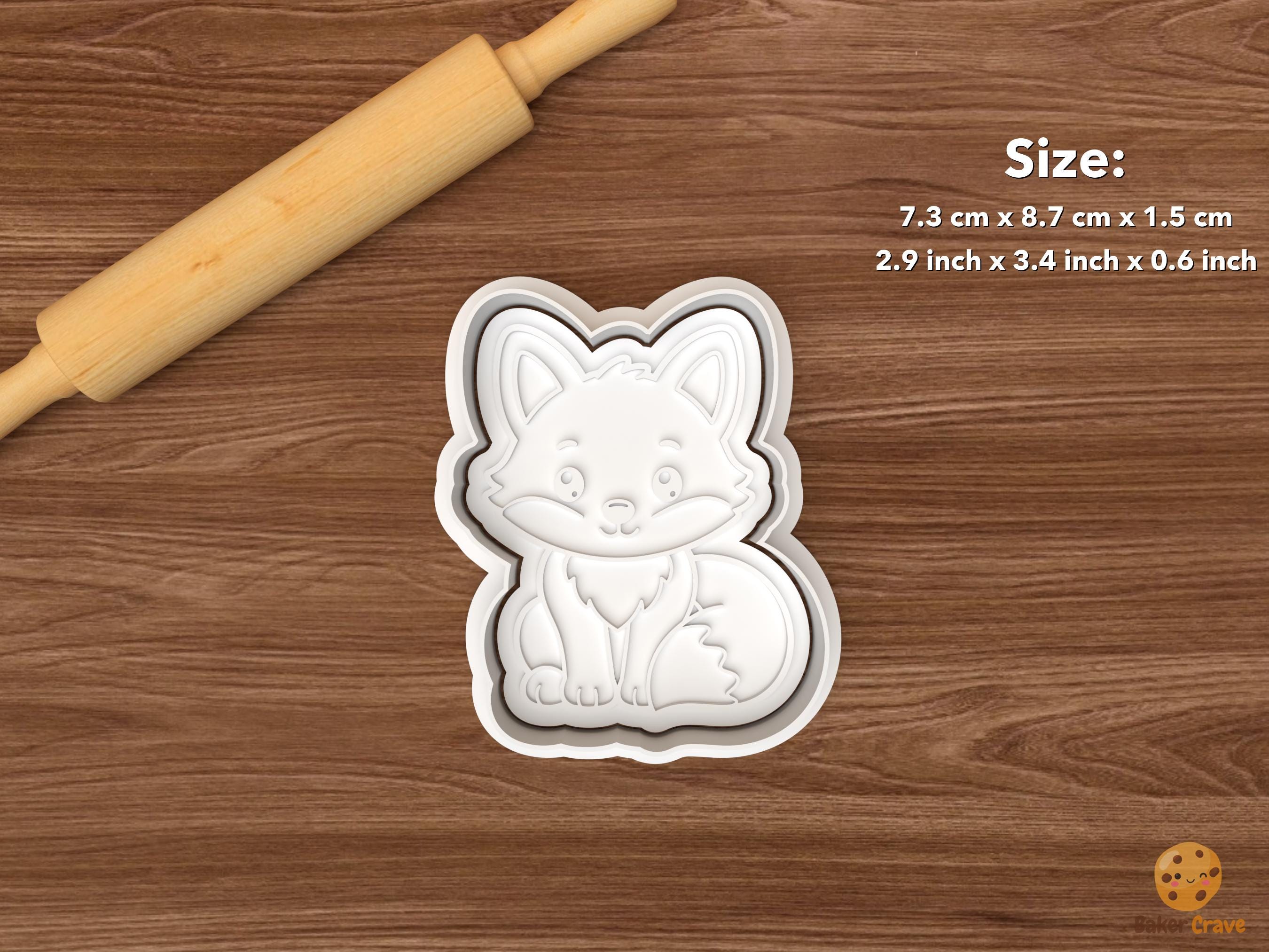 Fox Cookie Cutter Set STL File