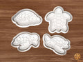 Sea Turtle Cookie Cutter Set STL File