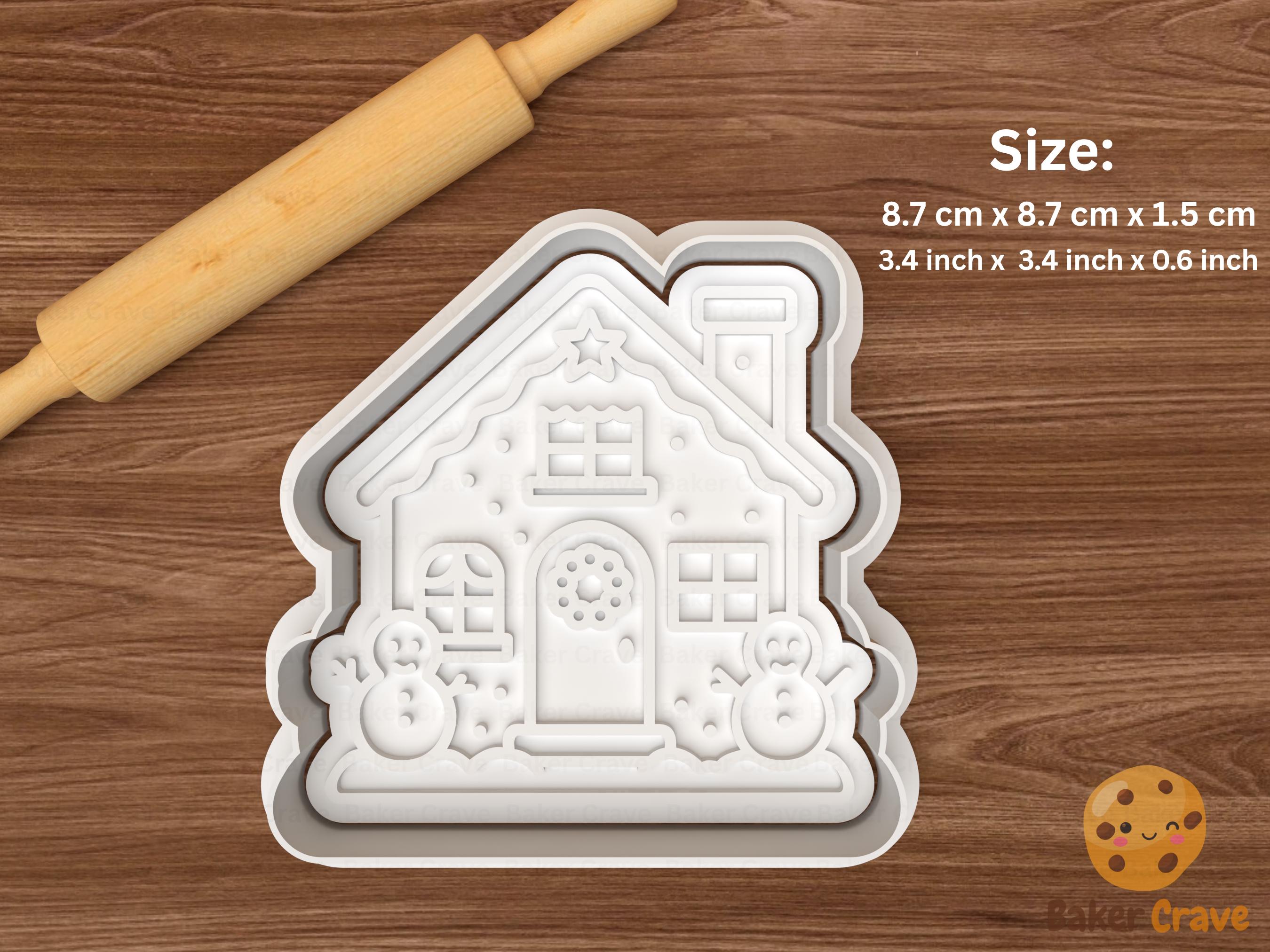 Christmas Gingerbread House Cookie Cutter Set STL File