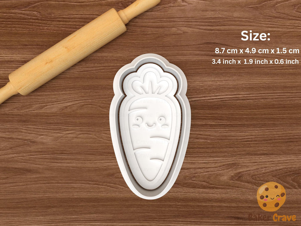 Easter Carrot Cookie Cutter Set STL File