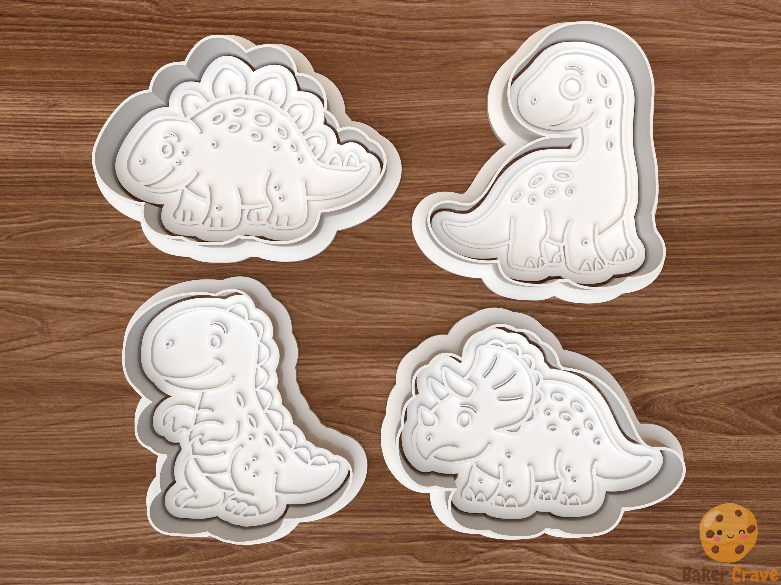 Dinosaur Cookie Cutter Set STL File