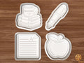 Teacher Cookie Cutter Set STL File