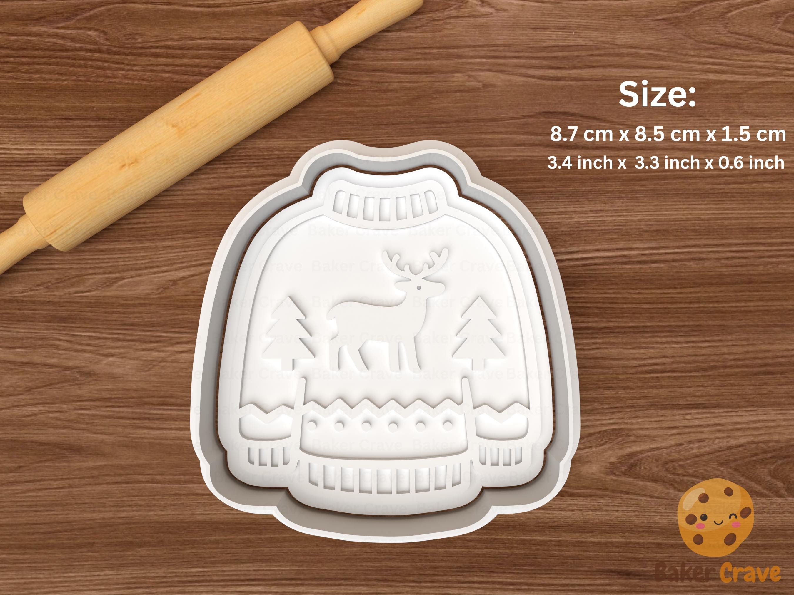 Christmas Sweater Cookie Cutter Set STL File