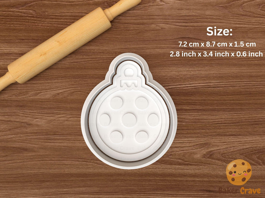 Christmas Baubles Cookie Cutter Set STL File