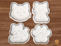 Cat Cookie Cutter Set STL File