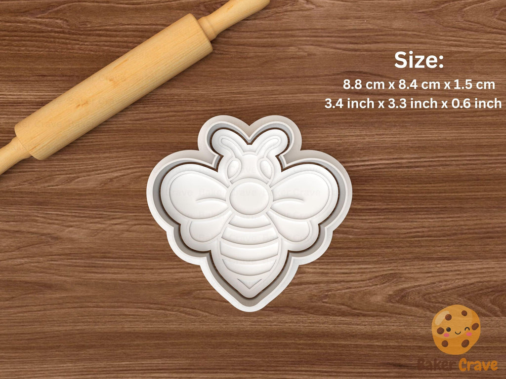 Bee Cookie Cutter Set STL File