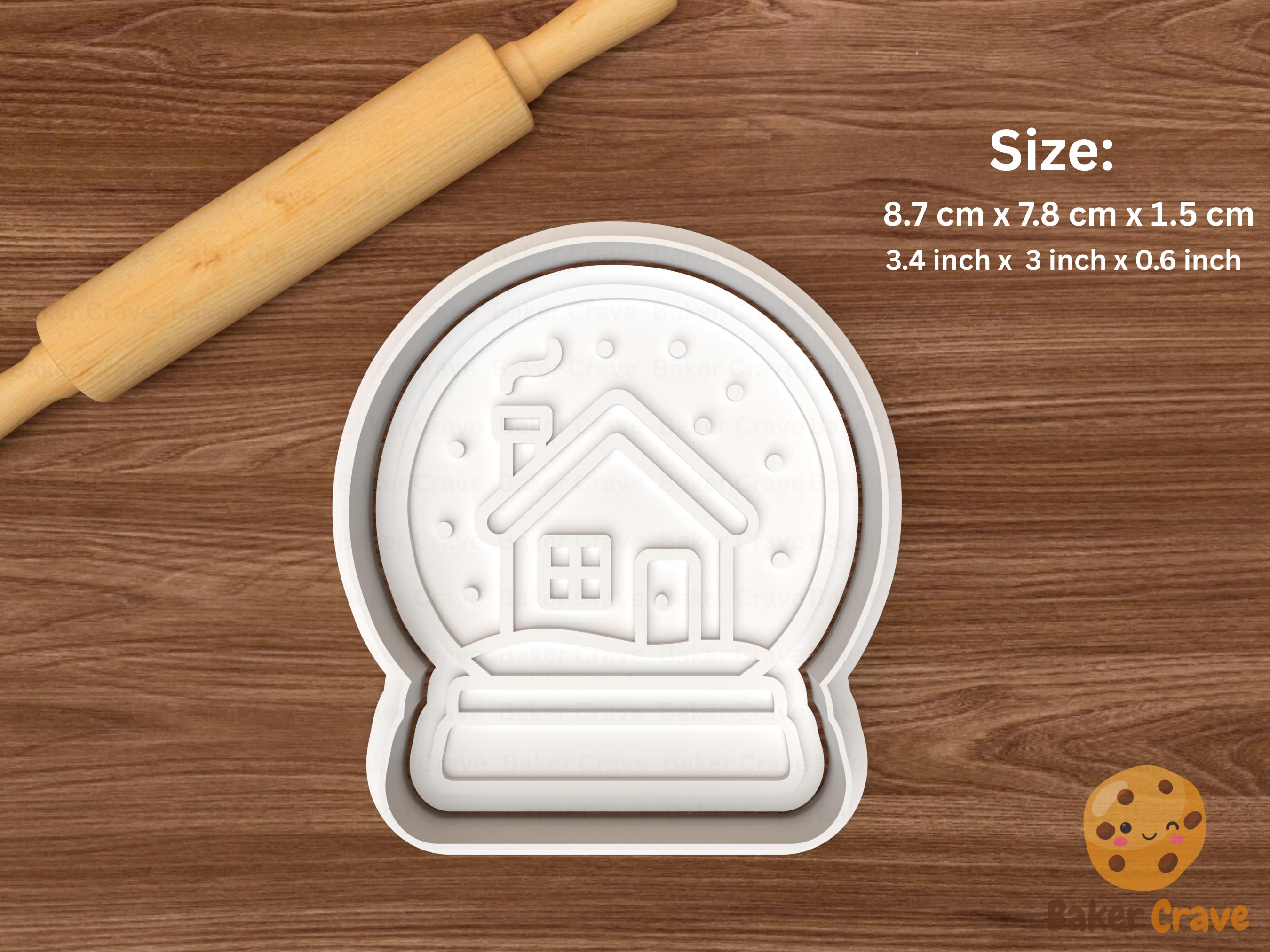 Christmas Snow Globes Cookie Cutter Set STL File