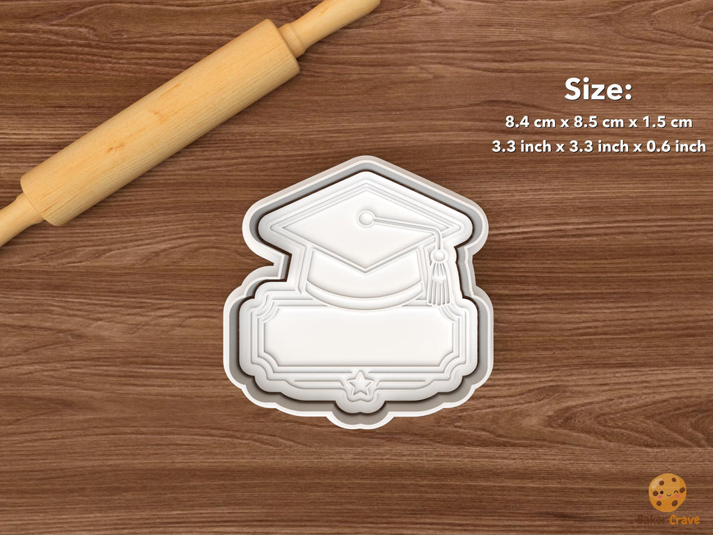 Personalized Graduation Cookie Cutter Set STL File