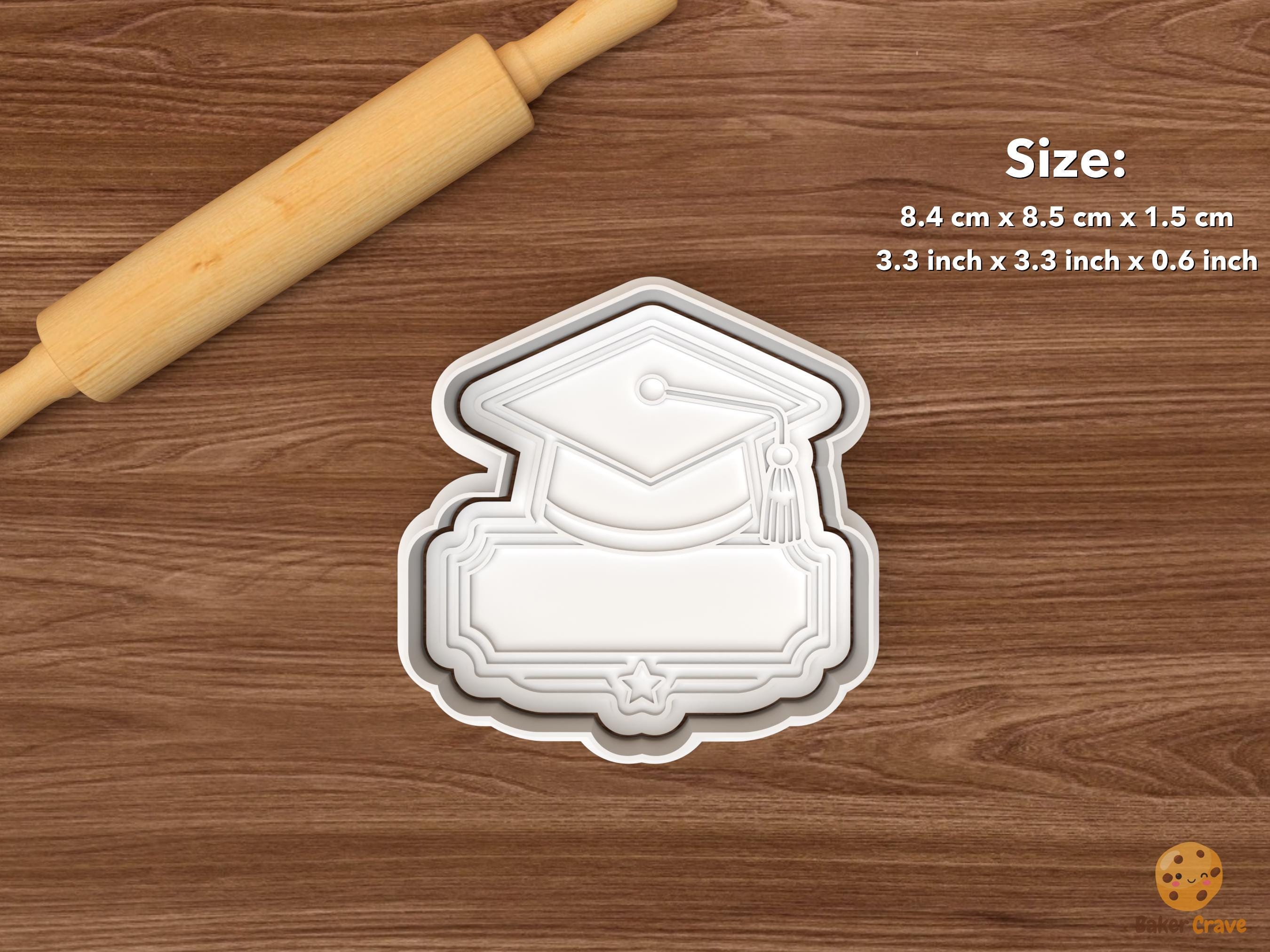 Personalized Graduation Cookie Cutter Set STL File