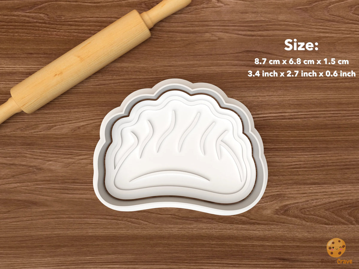 Dim Sum Brunch Cookie Cutter Set - single pleated dumpling