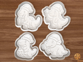 Christmas Dinosaur Cookie Cutter Set STL File - dino1