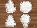 Dinosaur Birthday Cookie Cutter Set STL File - 01 set main