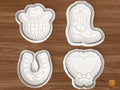 Disco Cowgirl Cookie Cutter Set STL File - 01 set main
