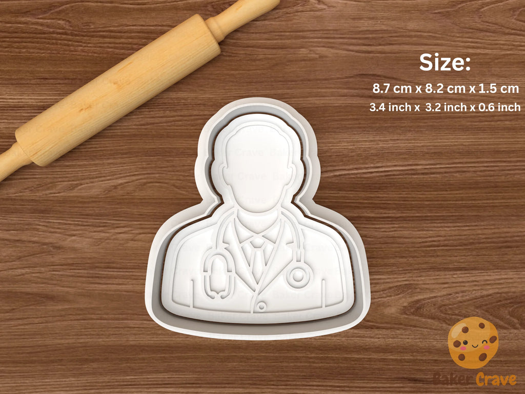 Doctor Cookie Cutter Set STL File - doctor9