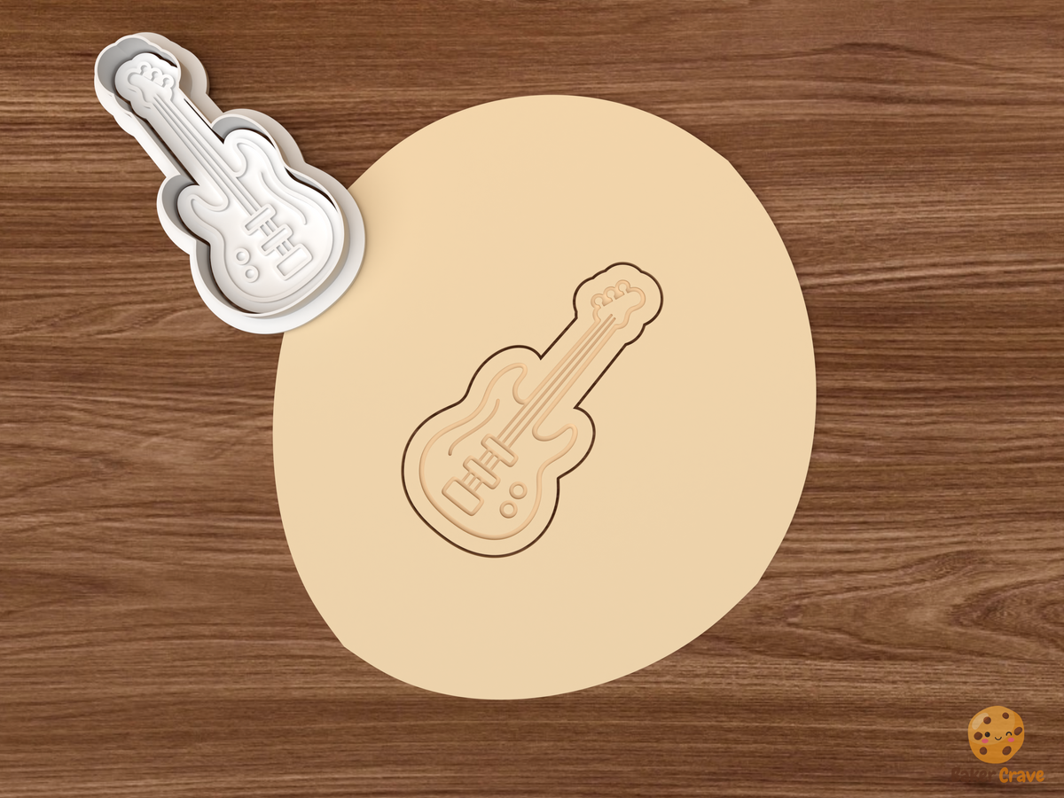 Guitars Ukulele Cookie Cutter Set STL File