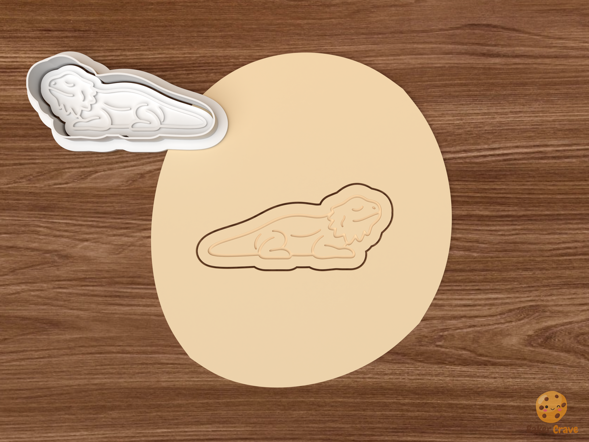 Bearded Dragon Cookie Cutter Set
