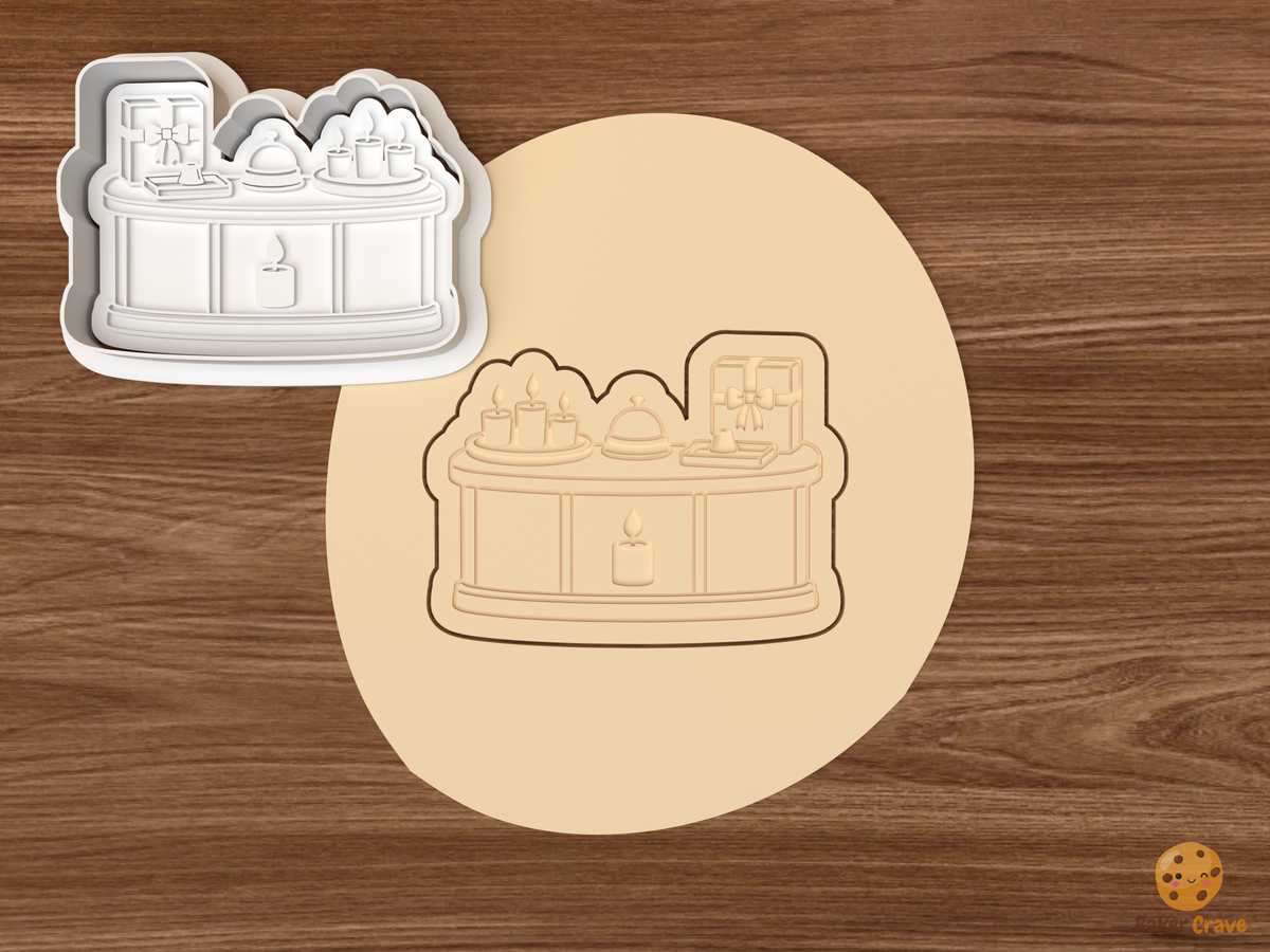 Witch Candle Shop Cookie Cutter Set STL File