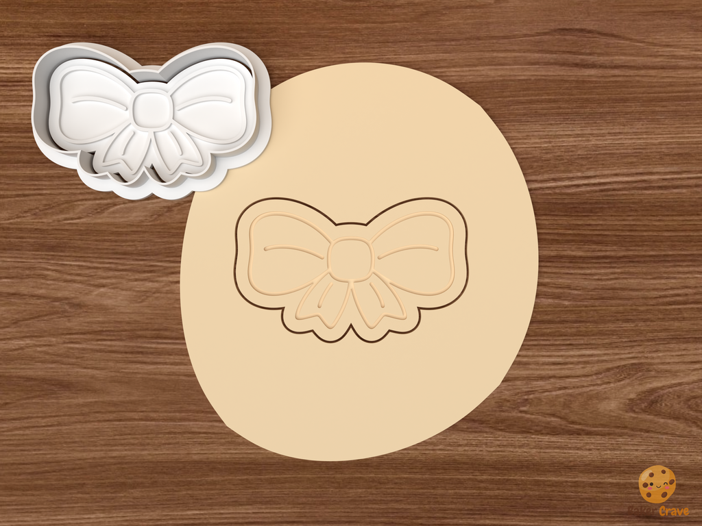 Classic Christmas Bows Cookie Cutter Set STL File