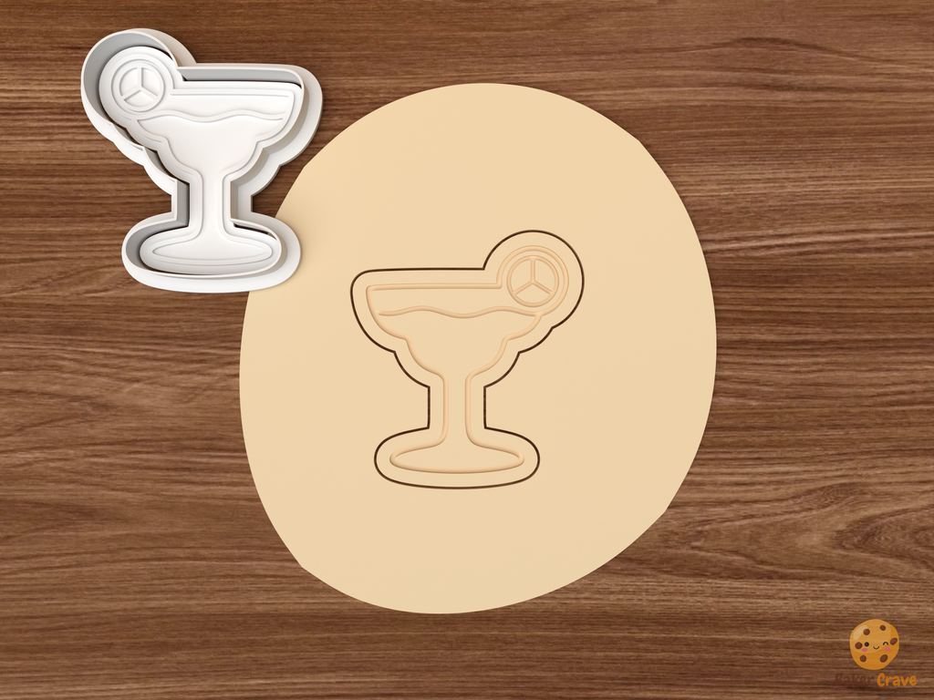 Cocktail Bar Cookie Cutter Set STL File